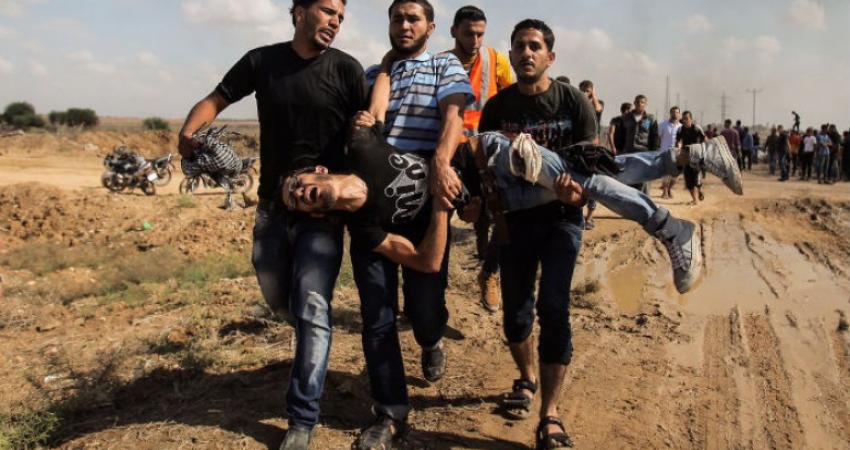 إصابة شاب في مواجهات مع الاحتلال شرق غزة