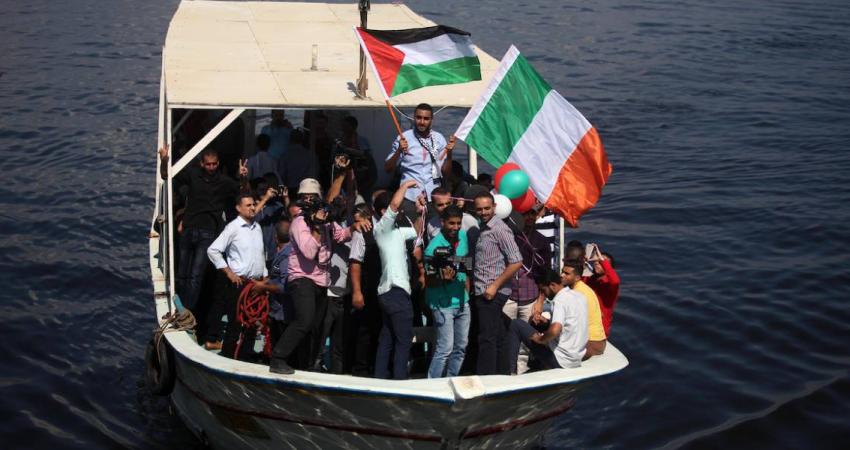 نشطاء كانوا يستعدون لاستقبال سفينة زيتونة