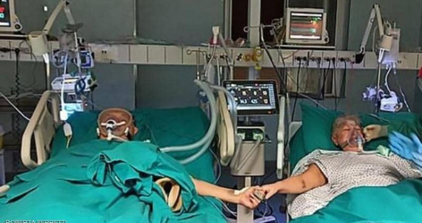 الزوجان الإيطاليان يحتفلان بذكرى زفافهما الـ50