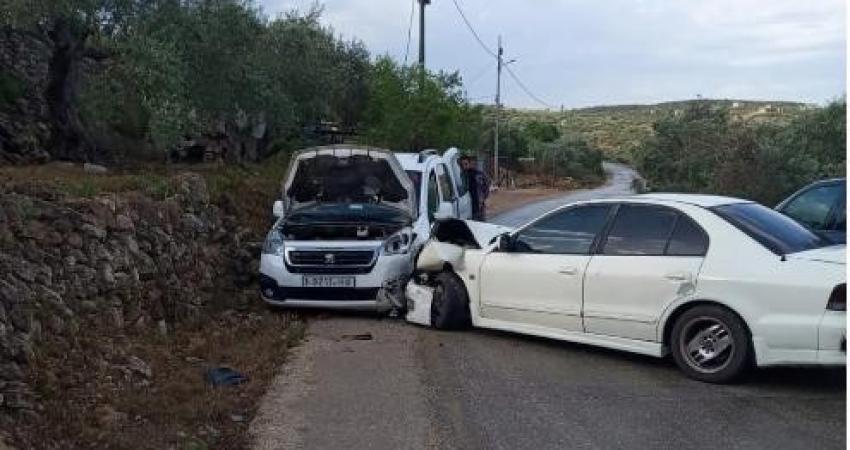 7 إصابات في حادث سير بطولكرم