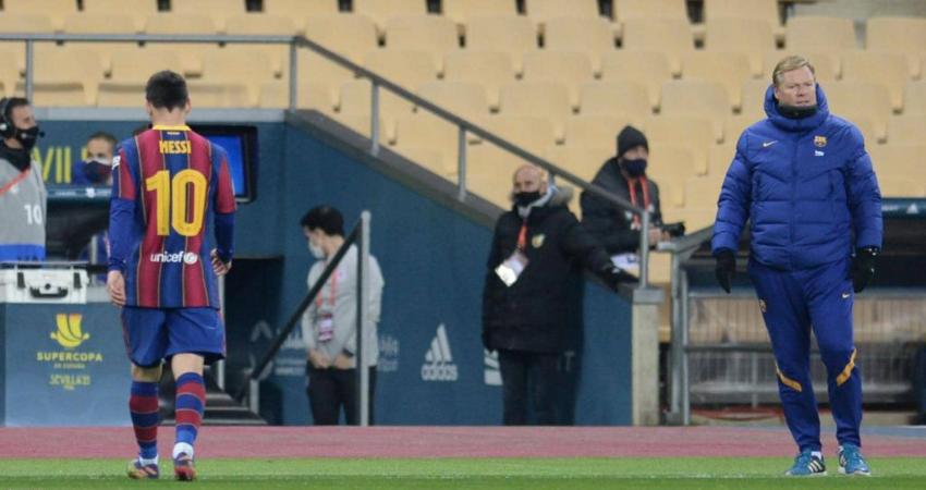 كومان يدافع عن فعلة ميسي: "رد فعل طبيعي"