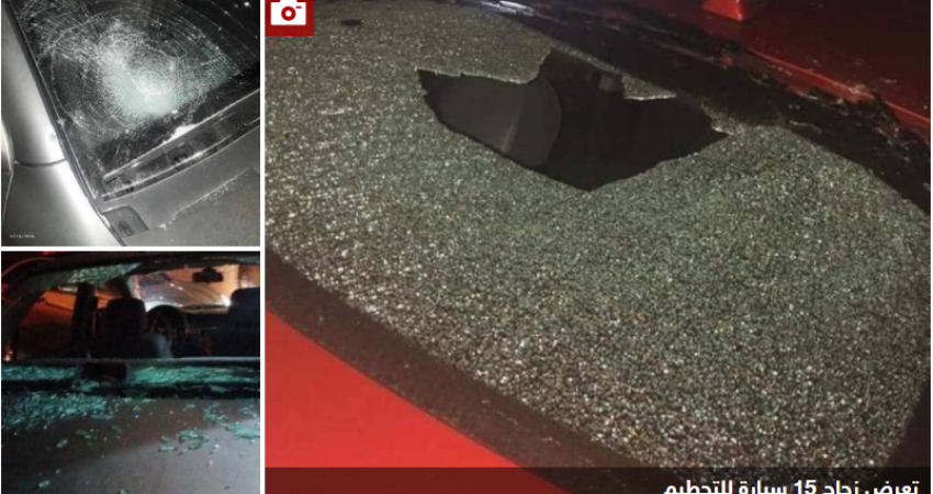 فتاة تحطم زجاج 15 سيارة في إربد بالأردن