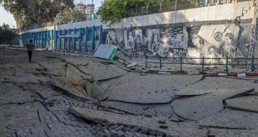 دمار هائل في البنية التحية بعد قصف الاحتلال لأحياء مدينة غزة