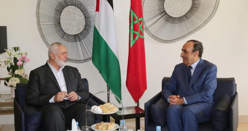 هنية يلتقي رئيس مجلس النواب المغربي الحبيب المالكي