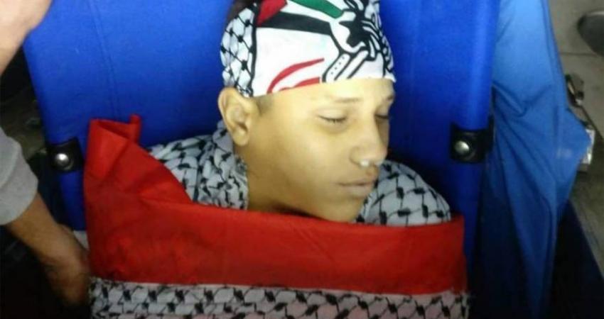 رام الله تواري شهيدها محمد التميمي بموكب مهيب