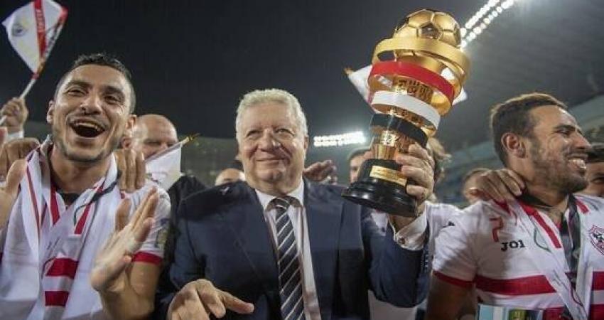 رد فعل مرتضى منصور على فوز الزمالك بلقب الدوري المصري