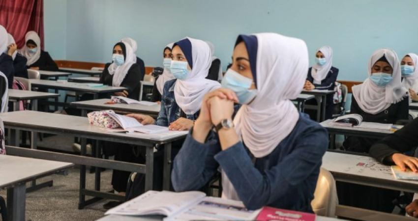 التعليم بغزة: نسعى لإيجاد بيئة تعليمية آمنة بالمدارس