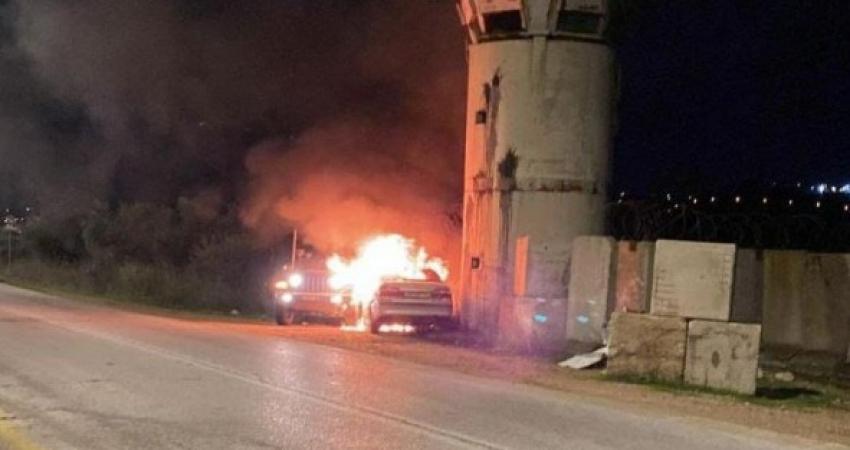 الاحتلال يطلق النار على سيارة فلسطينية قرب حاجز "دوتان" غرب جنين