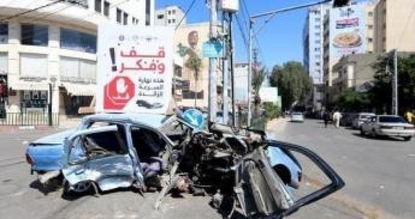 المرور بغزة تنشر إحصائية حوادث السير خلال الـ 24 ساعة الماضية