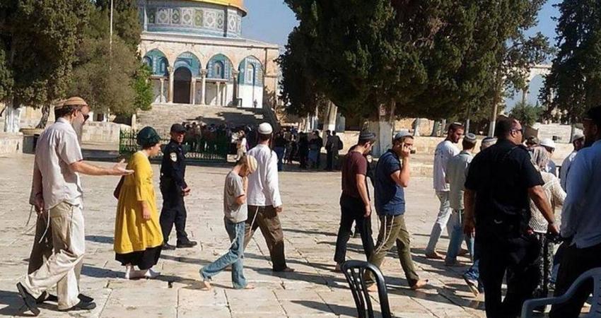 مستوطنون يقتحمون الأقصى بحراسة مشددة