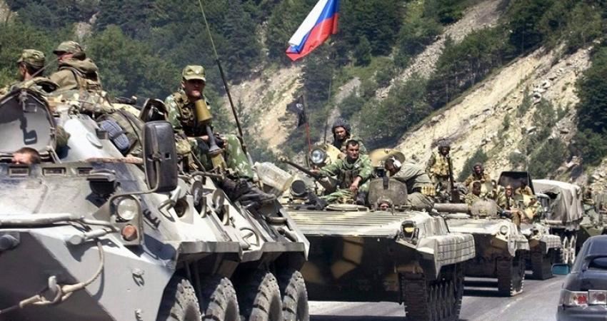 رتل دبابات للجيش الروسي
