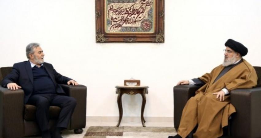 تفاصيل لقاء حسن نصر الله وزياد النخالة في بيروت
