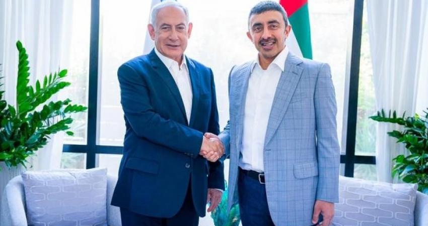وزير خارجية الإمارات يلتقي نتنياهو