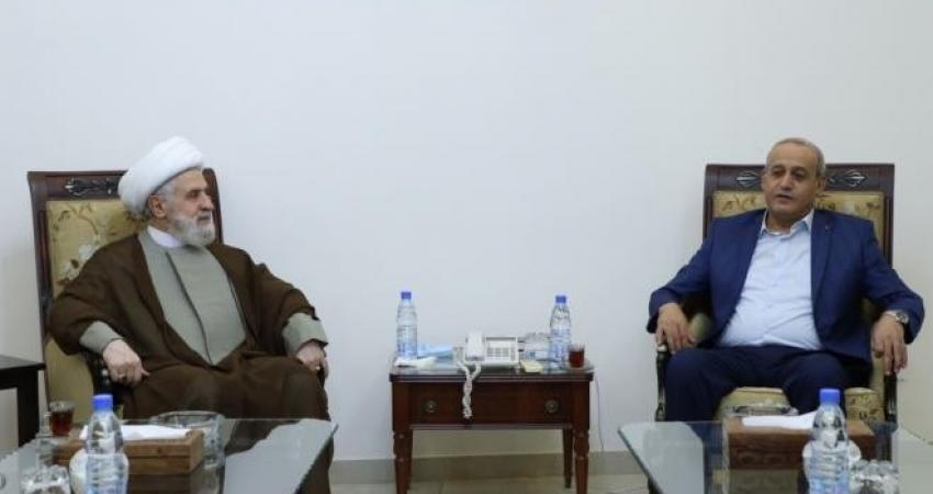تفاصيل لقاء نائب الأمين العام لحزب الله بوفد قيادي من الجبهة الشعبية