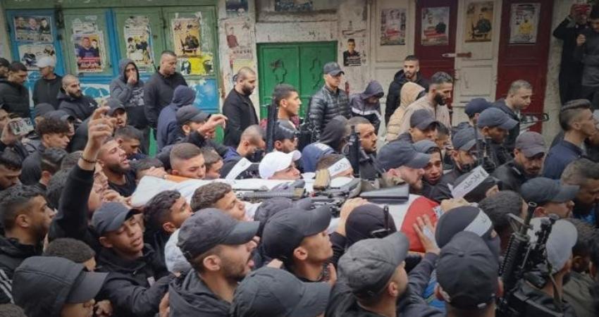 تشييع الشهيد مهدي حشاش في نابلس
