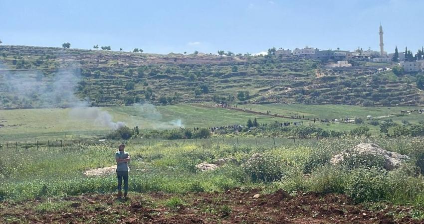 مستوطنون يقتحمون قرية المغير برام الله