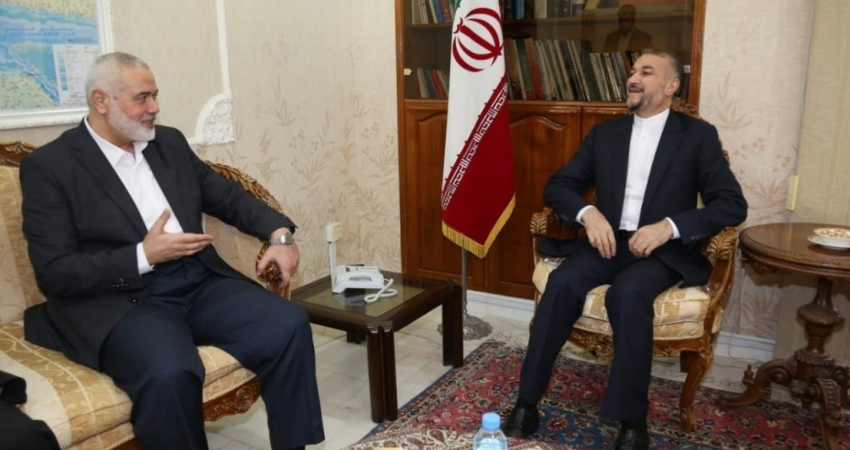 هنية يتلقى اتصالا من وزير الخارجية الإيراني