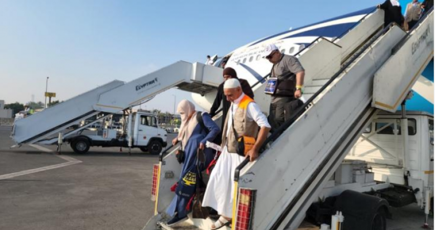 وصول الفوج الثاني من حجاج قطاع غزة إلى مكة المكرمة