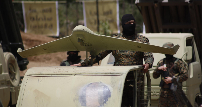 مشاهد إسقاط "حزب الله" للطائرة المسيرة الإسرائيلية جنوبي لبنان