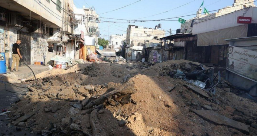 انقطاع المياه عن كافة أحياء مخيم جنين