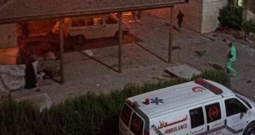 شهداء وجرحى في قصف الاحتلال للمستشفى الأهلي وسط غزة