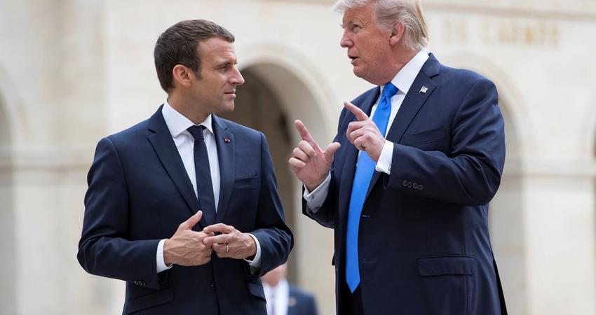 ترامب وماكرون