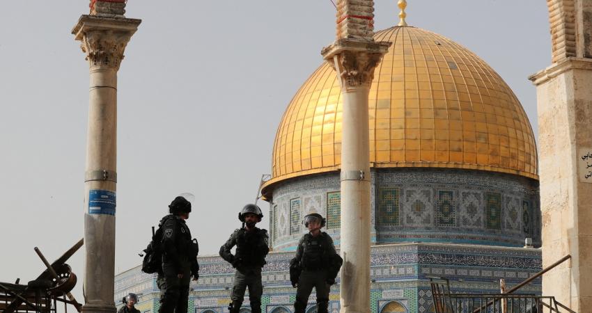 قبة الصخرة في رمضان