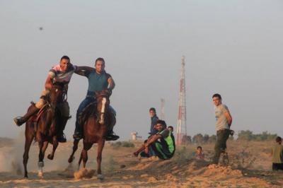 صور: عروض الخيل في شارع جكر شرق الوسطى‎