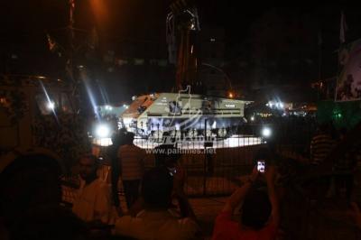 القسام تزيج الستار عن نصب تذكاري في ذكرى "العصف المأكول"