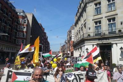 صور: اعتصام في هولندا في الذكرى الأولى للحرب على غزة