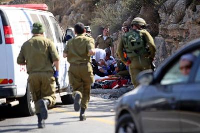 صور: عملية دهس جنود إسرائيليين برام الله
