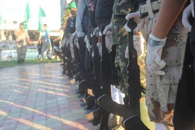 مسير لـ"فرسان حماس" تضامنًا مع الأسرى برفح