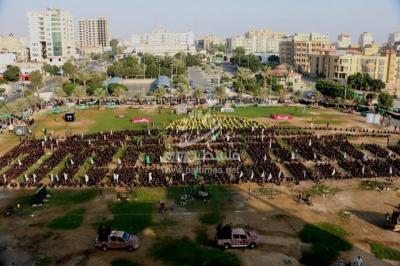 صور مختارة من حفل تخريج مخيمات "طلائع التحرير"
